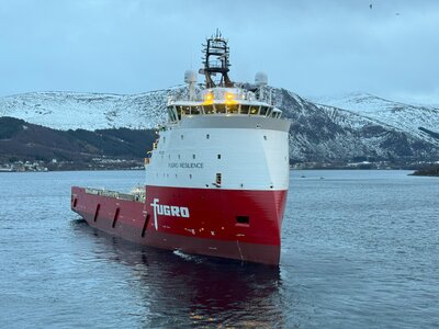 Fugro Resilience departure